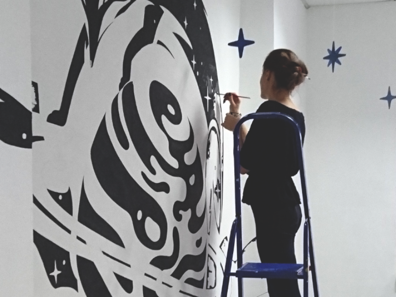 This is Love beauty art wallpainting