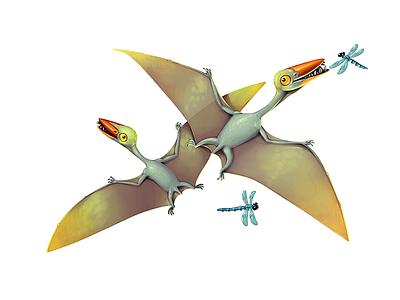 Dinoboom XIII Pterodactyl character character design concept concept art dinosaur game design gamedev illustration ui