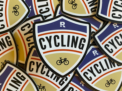 Cycling Stickers bad badge biking cycling retro road bike sticker