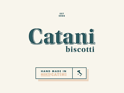 Catani Biscotti biscotti branding family homemade italian italy package design recipe