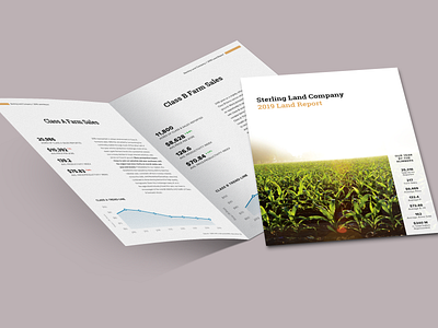 Year-End Report for Farm Sales annual report charts corn farming farmland graphs illinois real estate sales