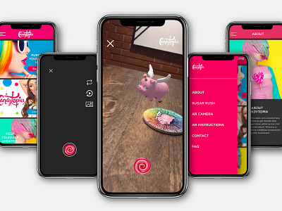 Candytopia App UX UI Design