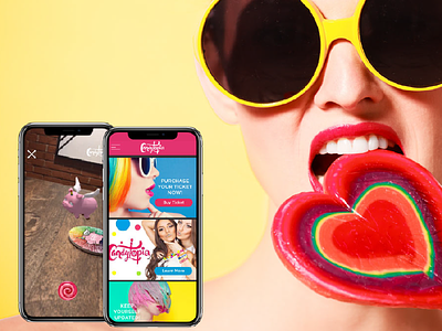 Candytopia AR App Design app candytopia creative design ux uxui