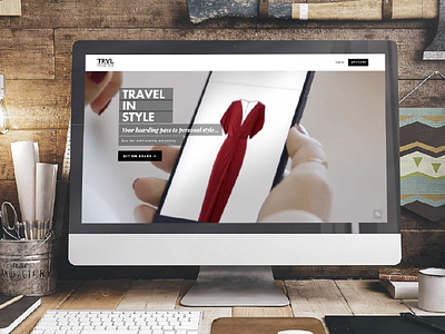 Trvl Porter Web Design fashion rental ux ui web design webdesign website