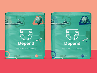 Depend Packaging depend framesbyams graphic design packaging re-brand
