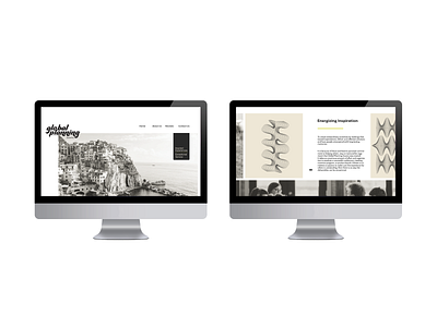 Website Inspo bold design framesbyams interactive minimal colour ui
