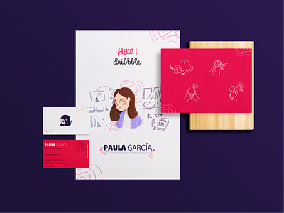 Personal Brand - Hello! branding business card designer first shot identity illustration interaction design logo personal brand portfolio ux