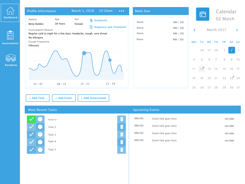 Smart Healthcare Dashboard