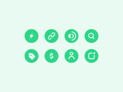 Drop Icon Set ⚡️