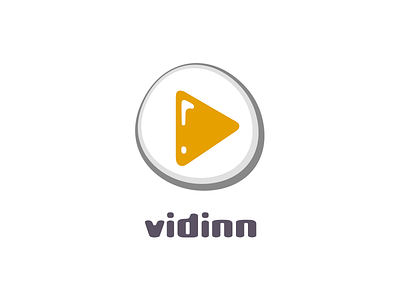 Viddin egg logo omelette play symbol video