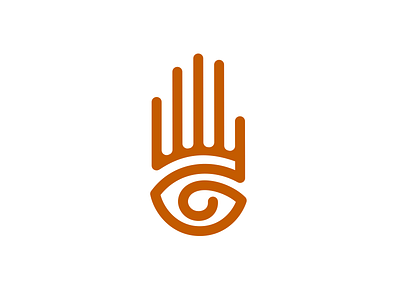 RC eye hand logo spiritual symbol