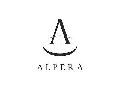 Alpera abstract decorative logo medal metal perspective symbol trophy