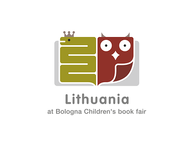 Lithuania at Bologna Children’s book fair book children fair fairy tale lithuania logo owl page snake symbol