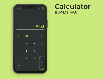 Daily #04 Calculator app ux