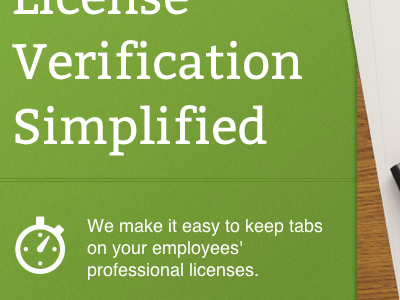 License Verification Simplified