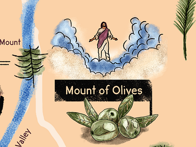 Mount of Olives - Acts 1:9–12