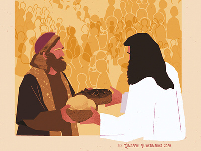 Christ - Feeds the crowd