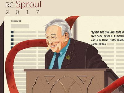 RC Sproul The great theologian of the 21st century bible illustration jesus christ life rc sproul texture theology