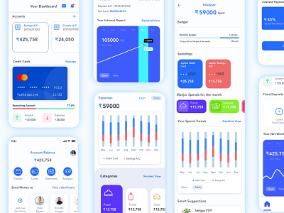 Neo Bank bank app design digital mobile smart ux