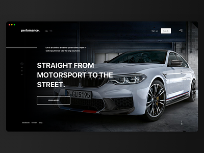 BMW M Perfomance — Website Сoncept bmw design m m4 perfomance product ui ux website