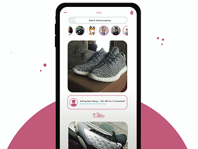 UI design (Shoe market)