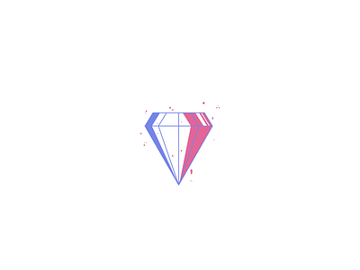 Diamond 2/3 art brand brand identity design dribbble illustrate illustration illustrator logo logos ui ux
