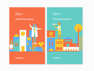 #DesafíoGoogleOrg Posters branding characters color google graphicdesign graphics identity illustration ong posters typography