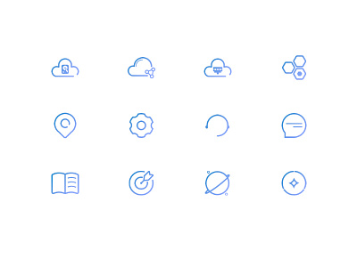 Icon gradient