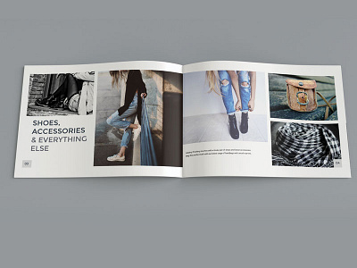 Coast Clothing Co. Brochure and brochure design layout