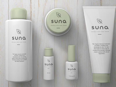 Suna Skin Care Packaging branding