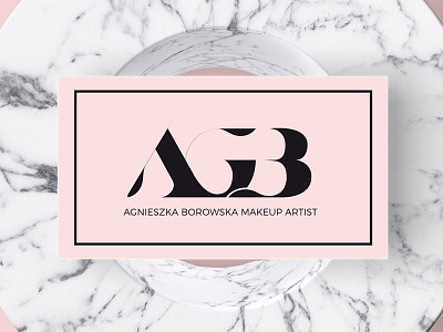 Logotype business card logotype makeup artist
