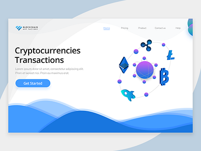 Crypto Currency Landing page