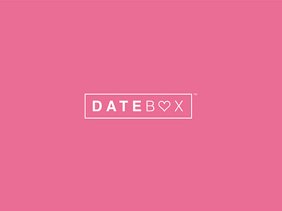 Datebox Logo branding branding agency branding design datebox dating design illustration logo love minimal social media subscription subscription box typography vector