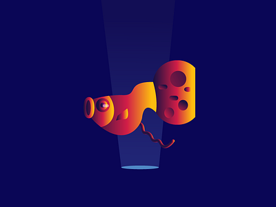 Guppy fish gradient guppy illustration vector