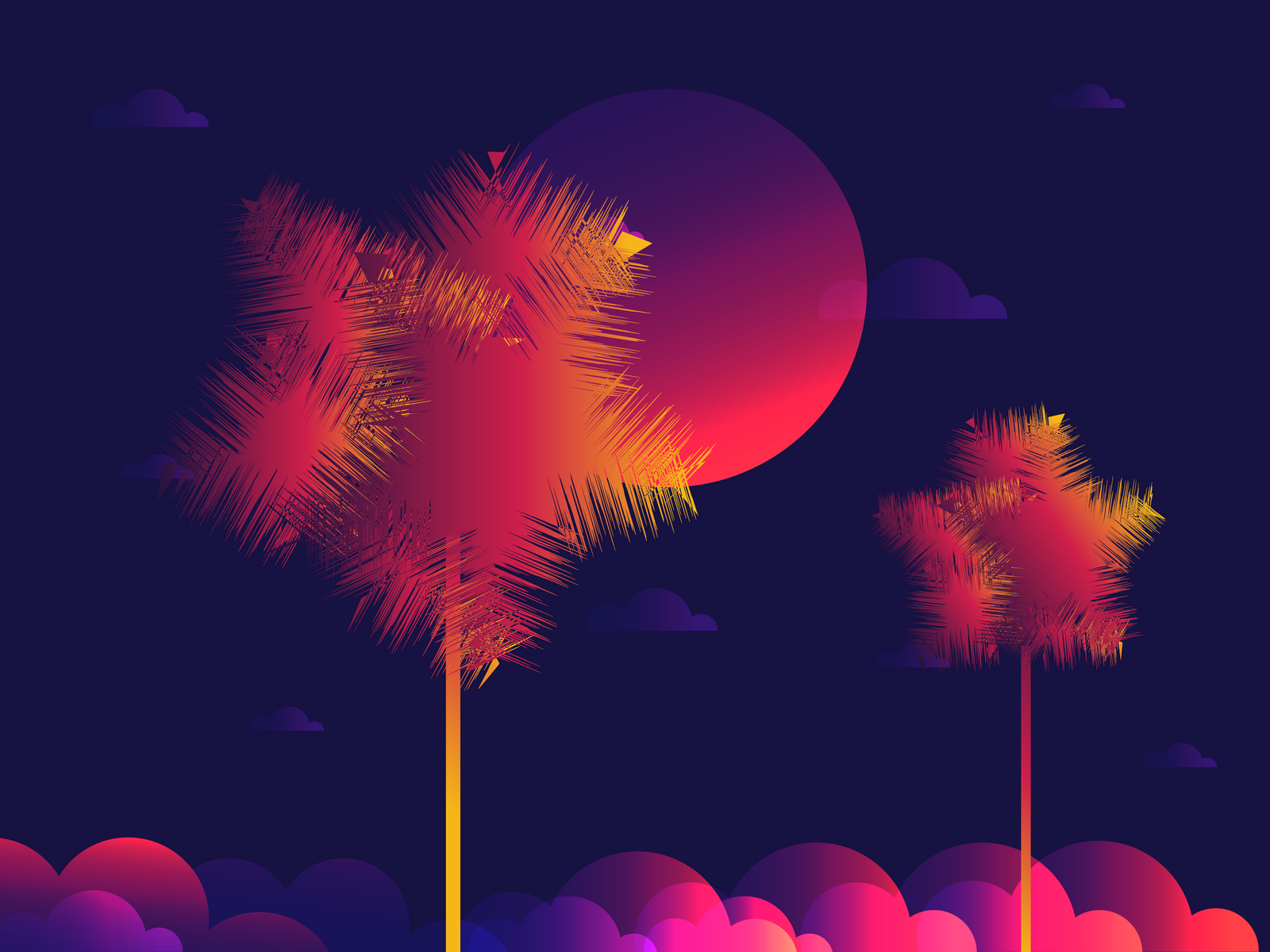 Coconut Tree by JITHIN K SOMAN on Dribbble