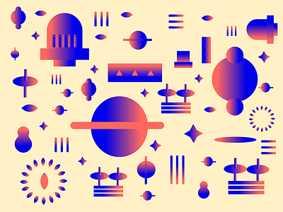 scattered design drum drummer earth galaxy gradient gradients icon icons illustration illustrator lines logo moon plants sky stars ui ux vector