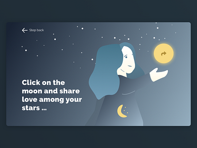Charity Social Share Page Illustration 010 charity dailyui dailyui 010 design desktop idea illustration share social social share