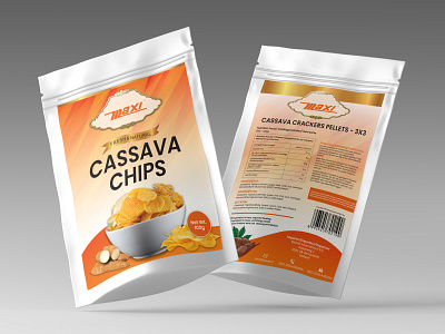CHASSAVA CHIPS POUCH DESIGN branding graphic design labels packaging sticker
