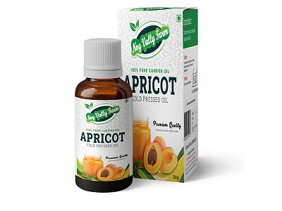 Apricot Packaging Design (Label + Outer Box)