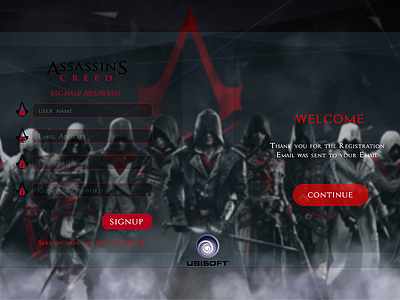 Assassin's Creed Signup