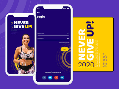 never give up mobile app