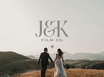 J&K Film Co. Logo Mark brand brandidentity branding design graphic design graphicdesign logo typography weddingfilm weddinglogo