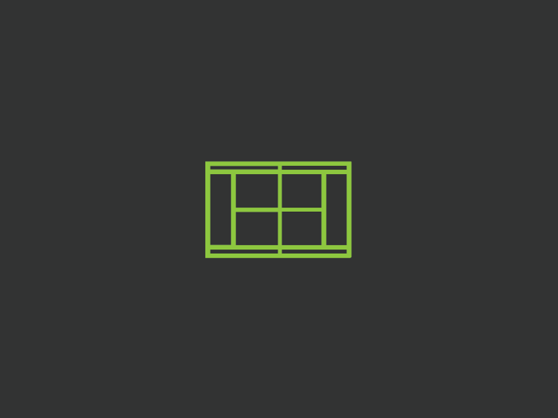 Tennis Court Icon 🎾 iconography freelance designer vector branding icon graphicdesign
