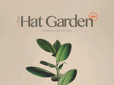 Logo design for The Hat Garden brand brandidentity branding design graphicdesign logo logo design plants