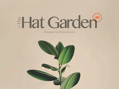 Logo design for The Hat Garden