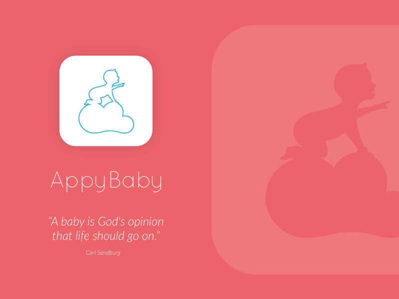 AppyBaby IOS icon baby icon design logo