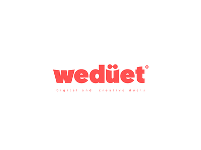 Wdt Logo brand design duet logo simple
