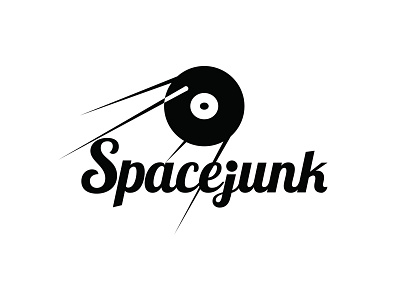 Spacejunk Logo Revised graphic graphic design logo logo design music logo
