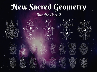 New Sacred Geometry Elegant & Modern abstract abstract shapes alchemy apparel art circle concept geometric line geometry geometry shapes illustration line art merchandise mighty mystery mystic myth ornament pattern sacred geometry