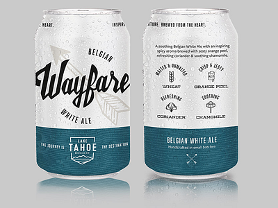 Lake Tahoe Brewing Co. - Wayfare beer can craft label naming packaging reno tahoe